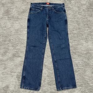 Wrangler Jeans Mens 36x32 Blue Slim Fit Straight Leg Denim Medium Wash 36MWZ